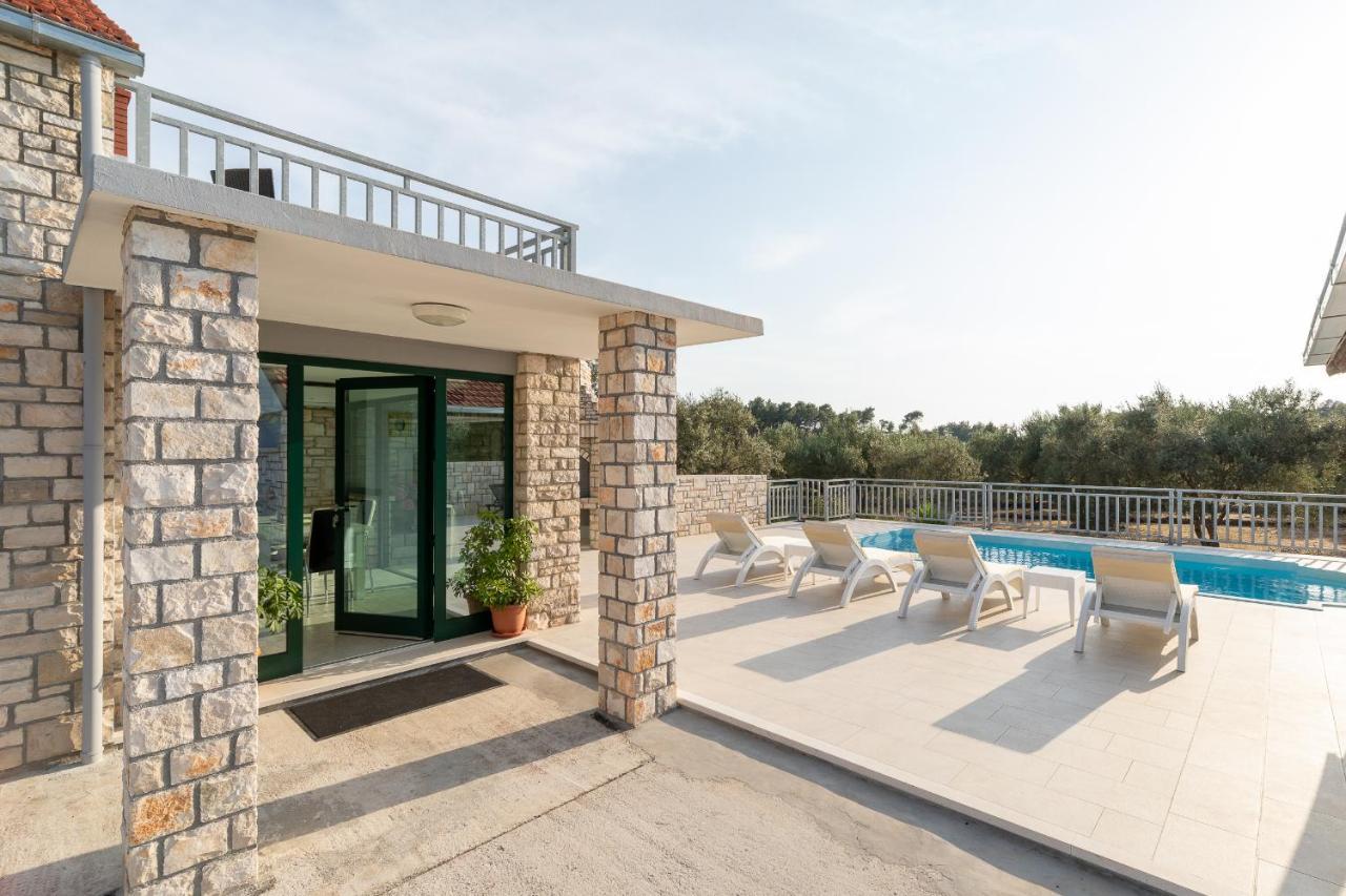 Villa Barbara - Olive Paradise, With Chlorine-Free Pool 尼亚卢卡 外观 照片